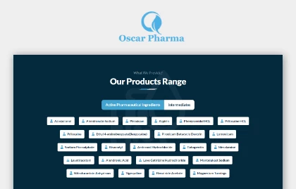 Oscar Pharma cover image of project case study